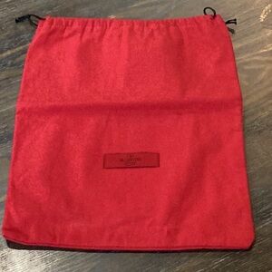 Valentino Garavani Red Drawstring Dust Bag